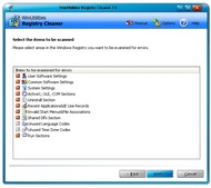 PCCLEAN Registry Cleaner screenshot